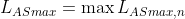 L_{ASmax}=\max{L_{ASmax,n}}